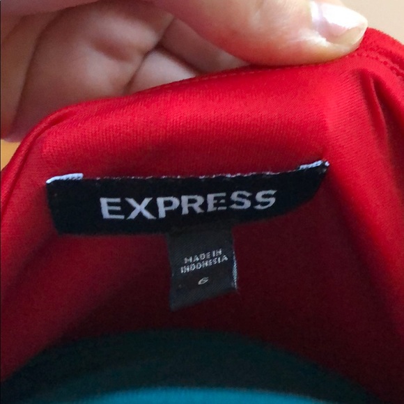 Express Front Slit Sheath Dress - Picture 4 of 5